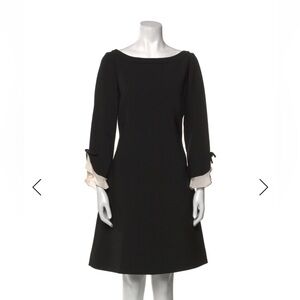 KATE SPADE- ♠️ EUC! Beautiful Black Dress with Cream Accents- Size 12/XL